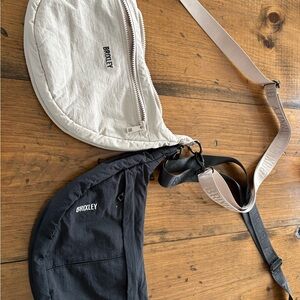 Brixley Women's Crossbody Bag Set - Black and Cream